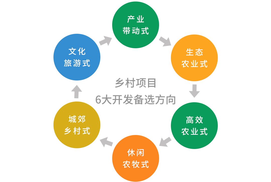 b)规划要点:根据每一个乡村的县体特征,以优势产业为依托,完善