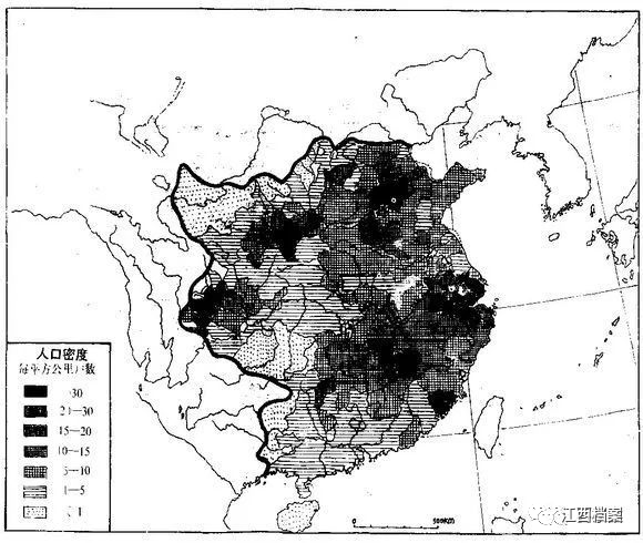 元朝江西省人口_江西省会昌人口分布图