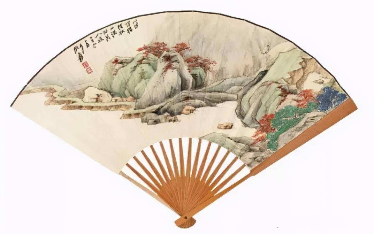 张大千扇面大全,美极了(二)