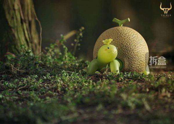 Taurus Workshop 6寸野菜精灵蔬菜蜜瓜乌龟gk摆件 Cm
