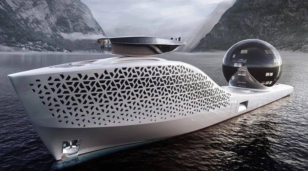 三体船的科幻外形一天住宿费30万美元这艘科学探险船项目正式启航
