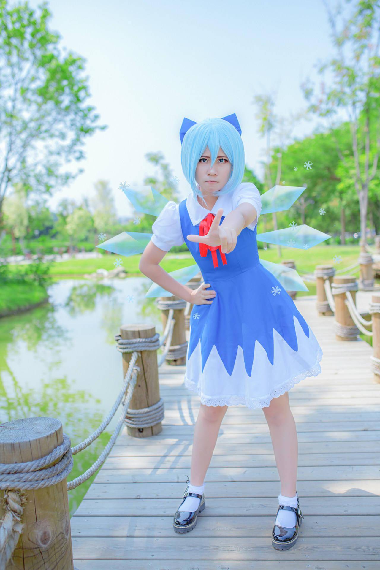 东方project 琪露诺cosplay,あたいってば最强ね