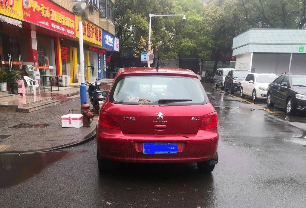 問題:機動車違章停車地點:經開區(楊舍鎮)花園浜市集入口處04問題