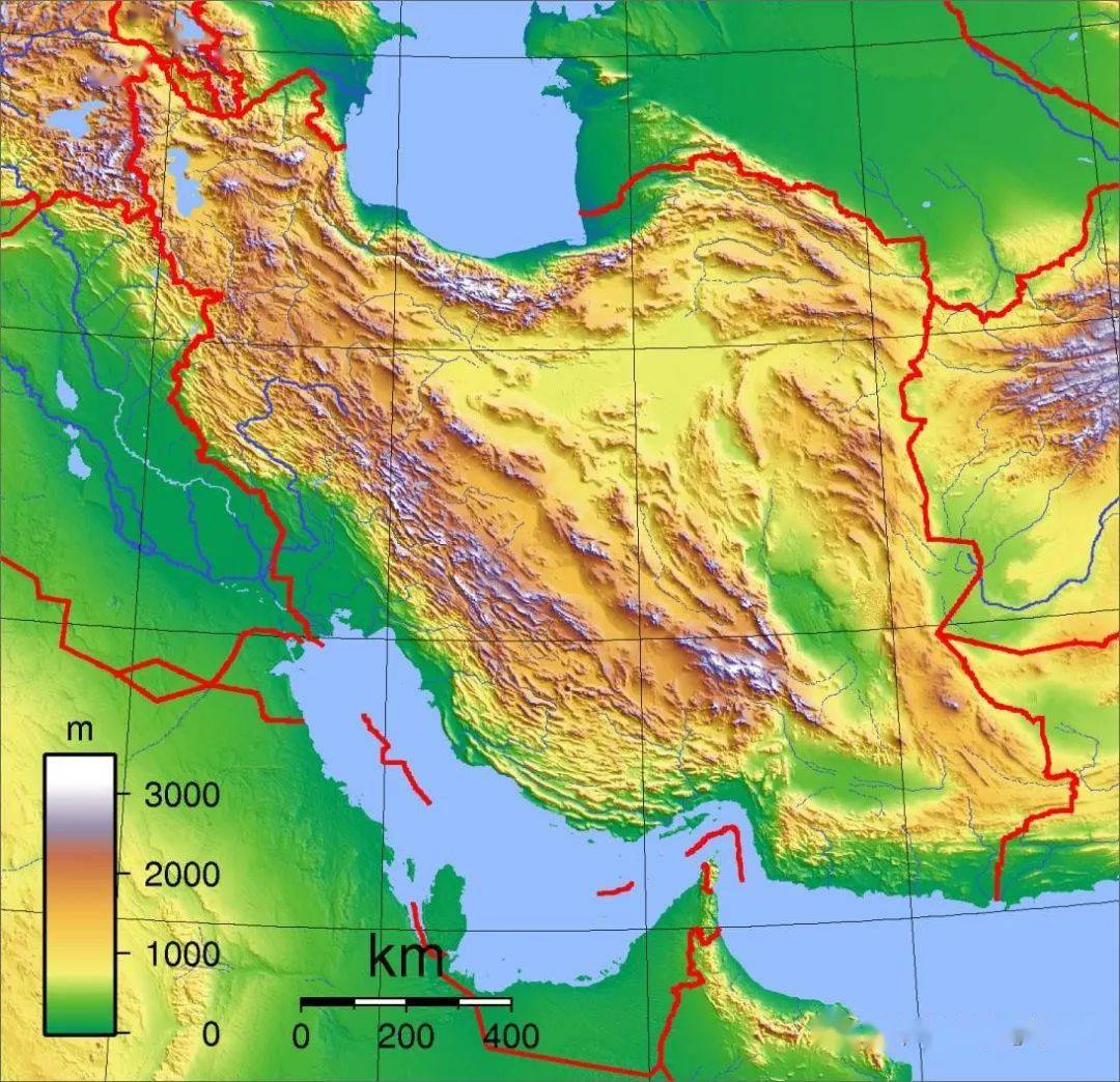 厄尔布尔士山脉地图图片