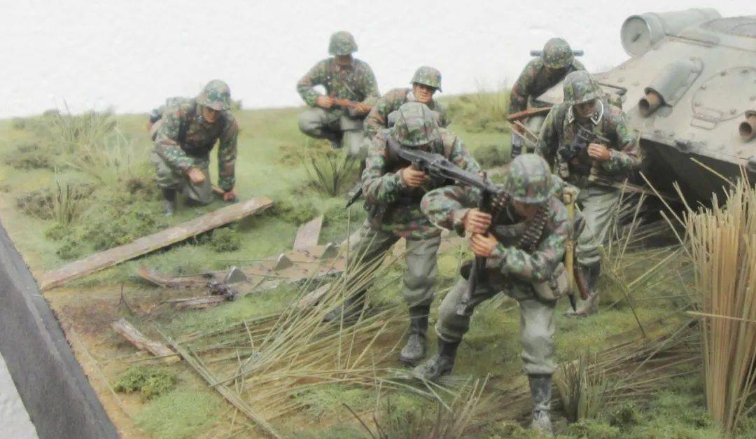 ss武装闪电部队在前进