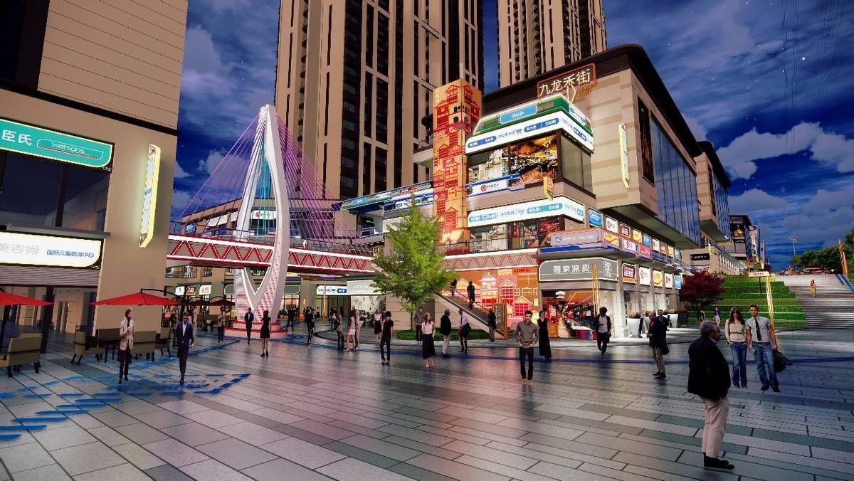 (效果示意)项目位于盘龙新城西入口,总建筑面积约3万方,常住人口加上