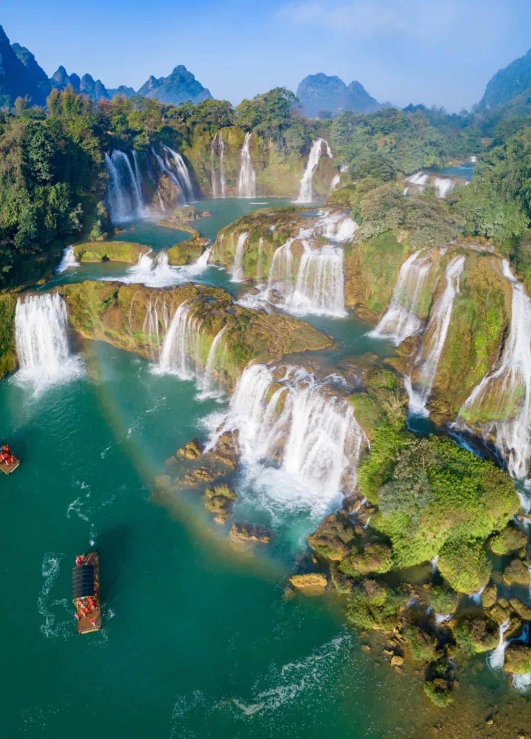暑期戏水8曰7日漫步龙脊梯田邂逅遇龙河畔打卡德天瀑布撒野涠洲岛