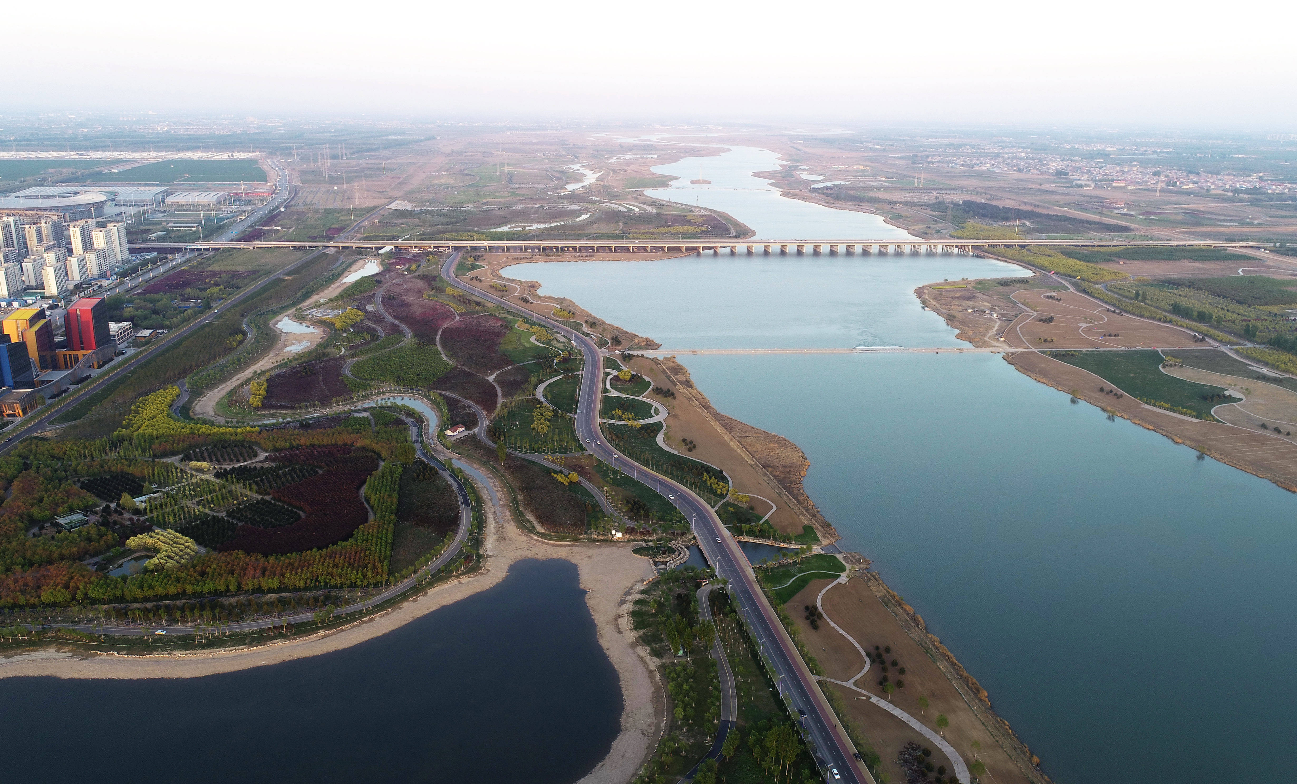 石家庄:滹沱河生态修复三期工程加紧推进