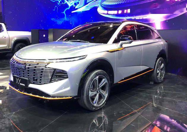 2021上海车展哈弗新旗舰havalxy概念车发布