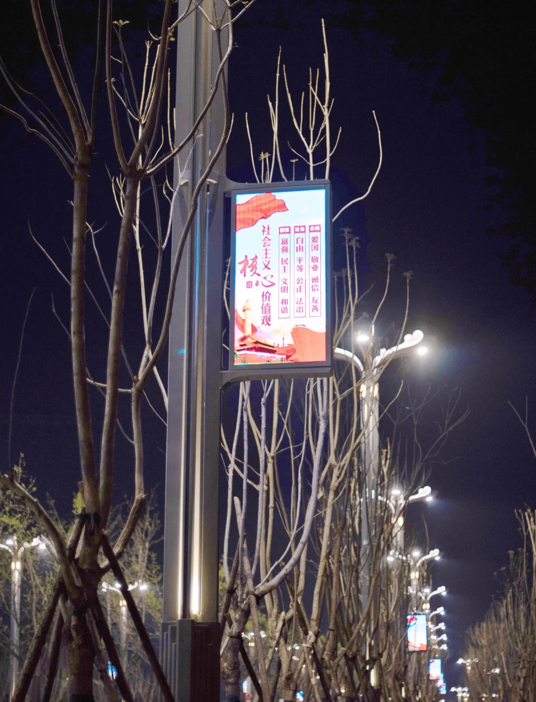 腾冲特色路灯擦亮城市颜值底色