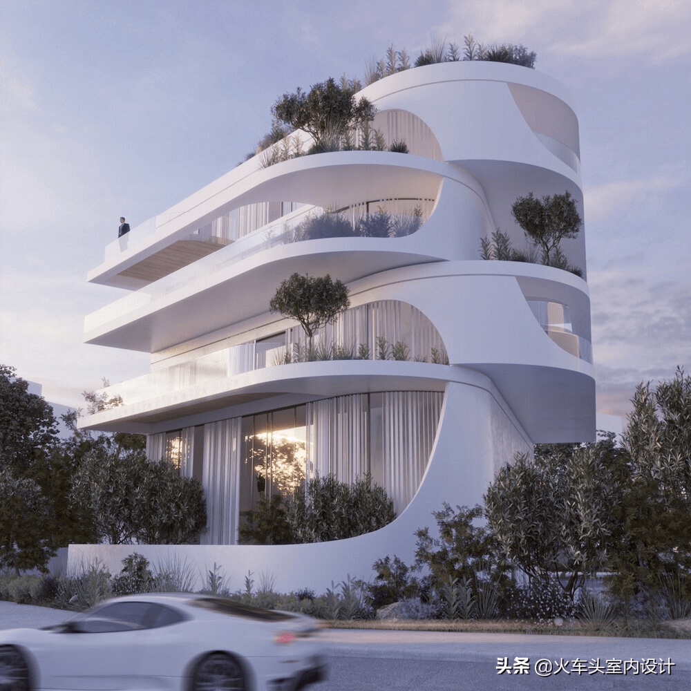 直线变曲线 极简设计的另一种手法 空间