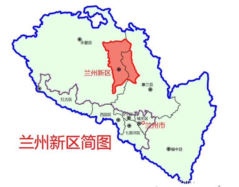 兰州市地区划分地图图片