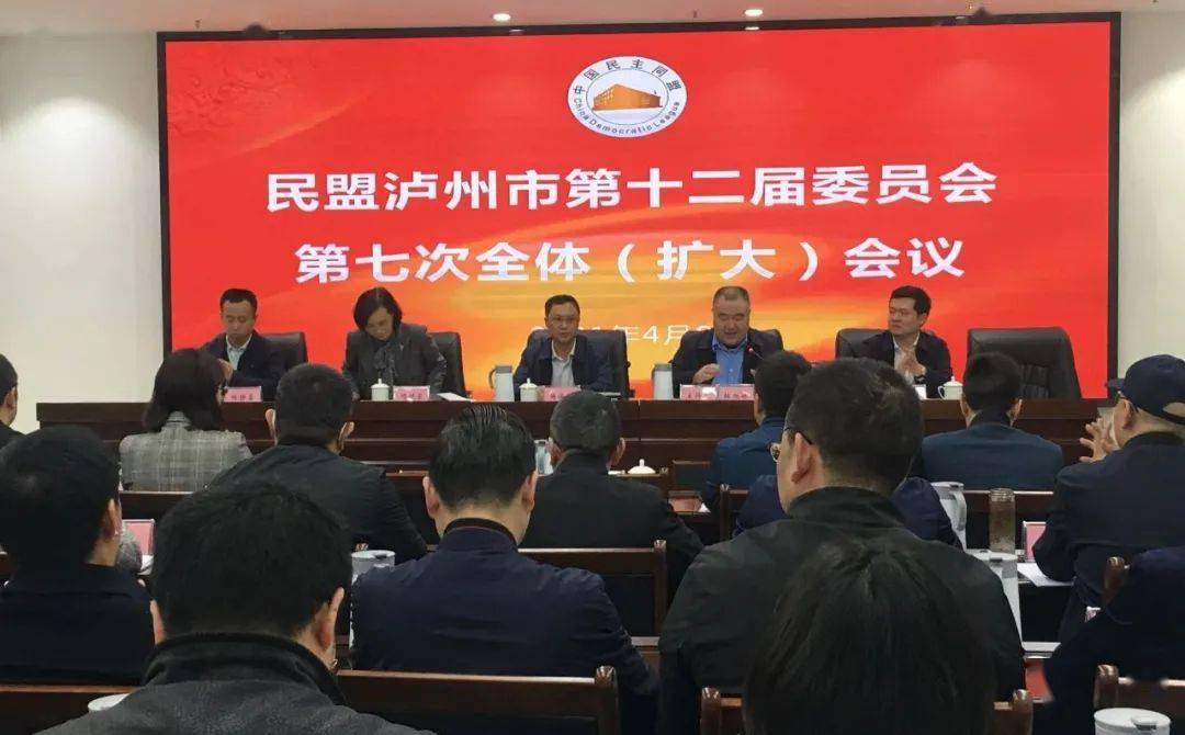近日,民盟泸州市委召开十二届七次全委(扩大)会议.