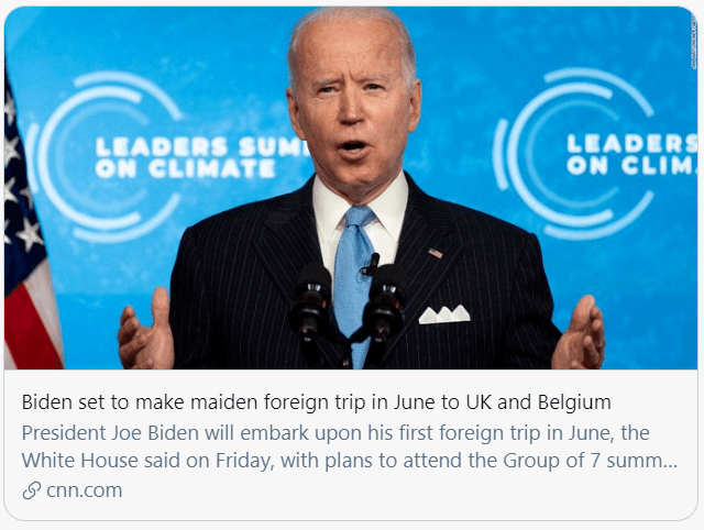 拜登任内首次外访,他要去这些地方_特朗普