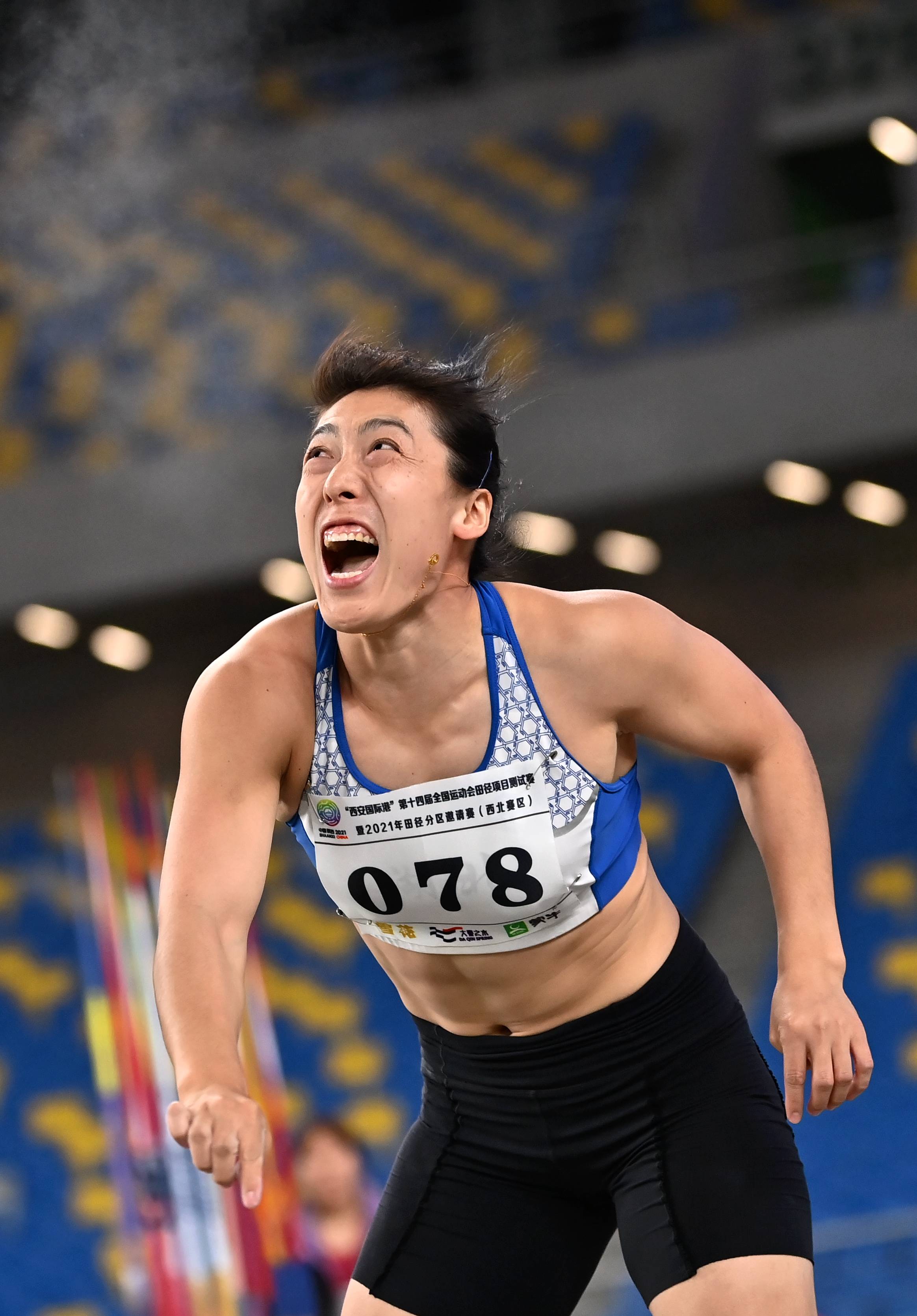 运动会田径项目测试赛暨2021年田径分区邀请赛(西北赛区)女子标枪决赛
