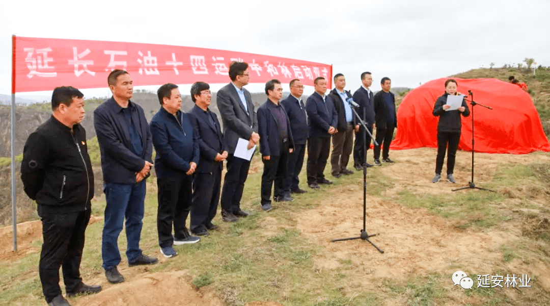 省生態環境廳,陝西延長石油售電有限公司及延川縣政府有關領導出席