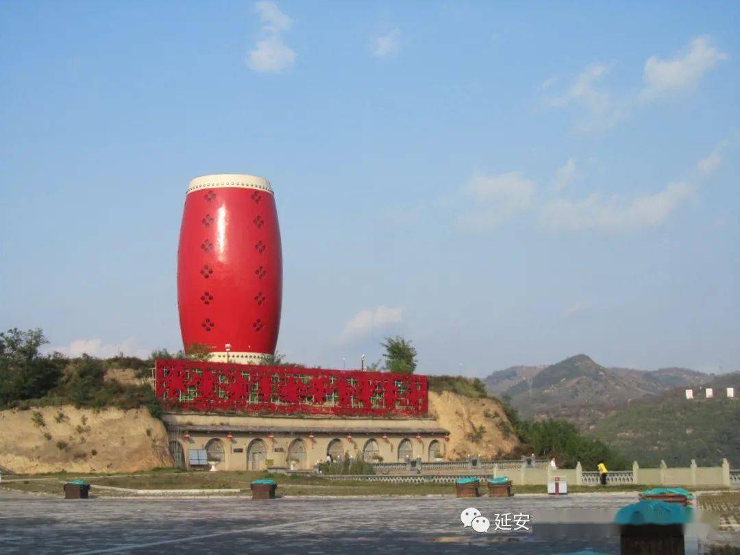 冯家营千人腰鼓文化村诚邀您来!_安塞