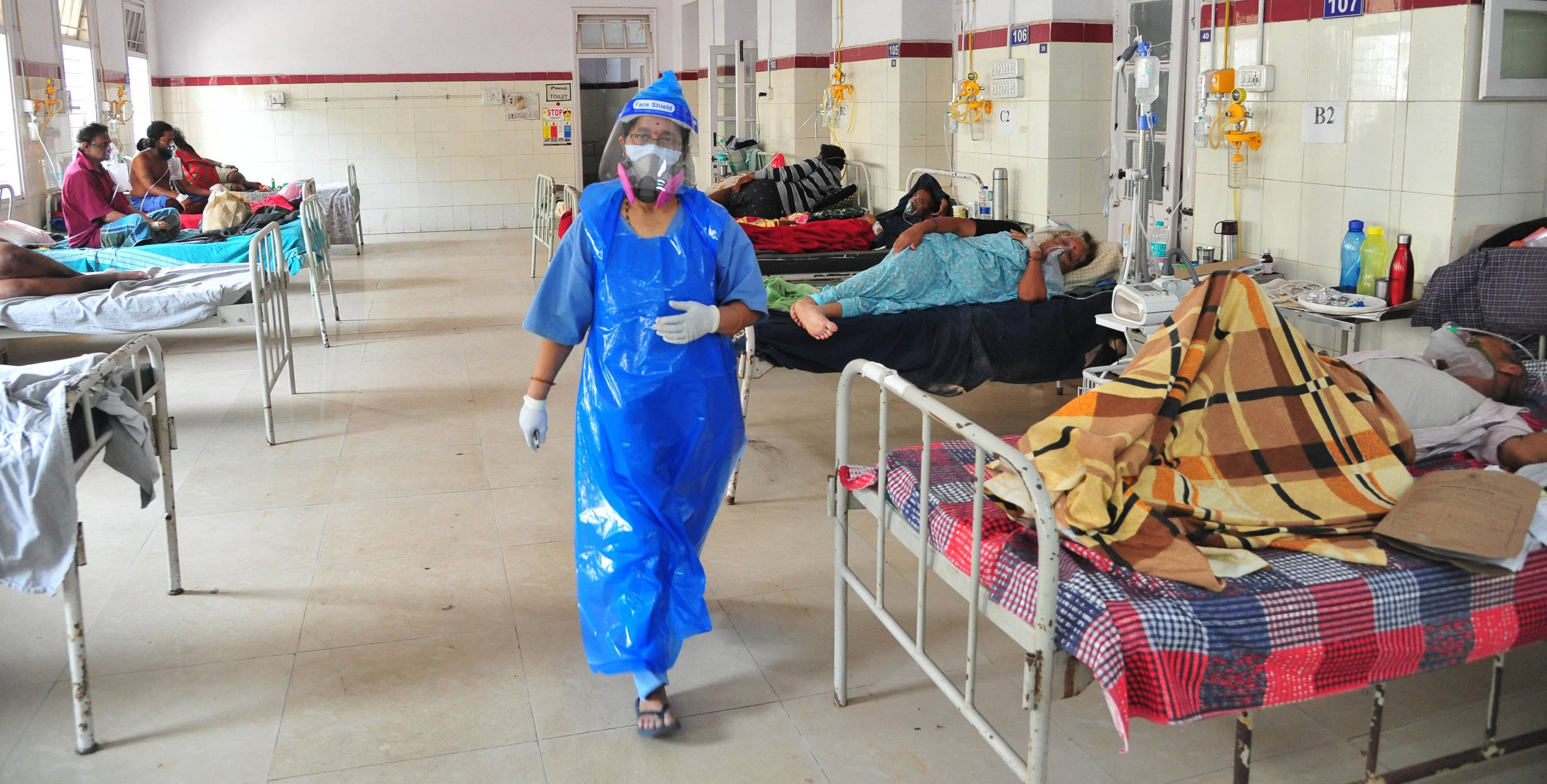 印度新冠医院失火 至少18名病患遇难