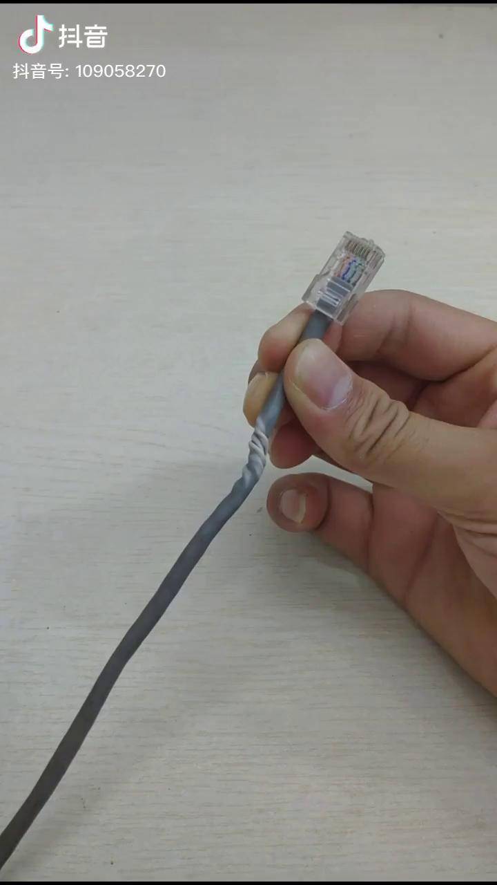 网线断了自己动手接水晶头