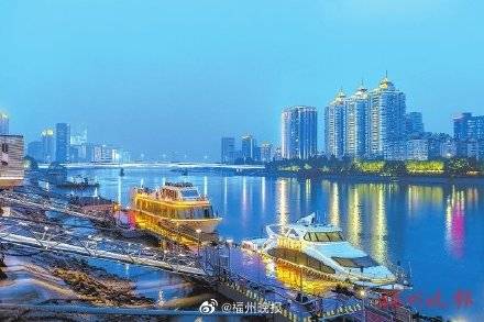 闽江风光添新彩城区夜景升颜值 灯光