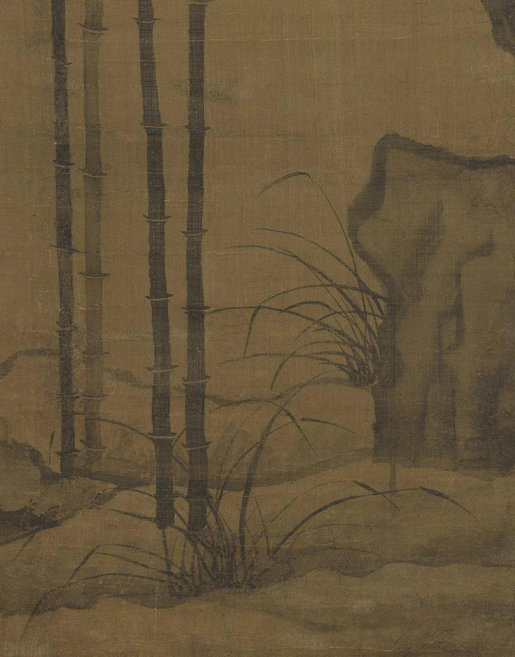 赏画|宋 李衎《四季平安图》_墨竹