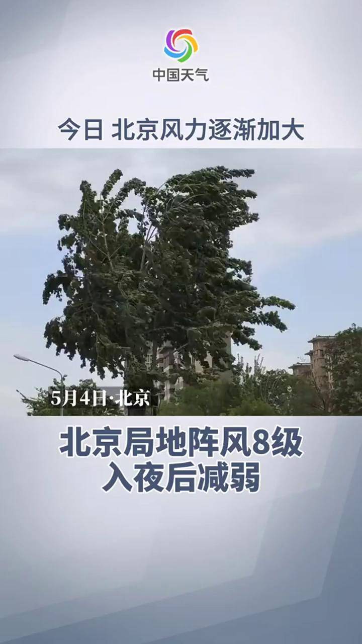 北京大风北京大风呼啸入夜后将减弱