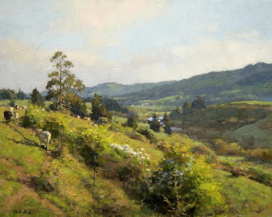美国画家jimmcvicker吉姆麦克维克风景油画作品欣赏
