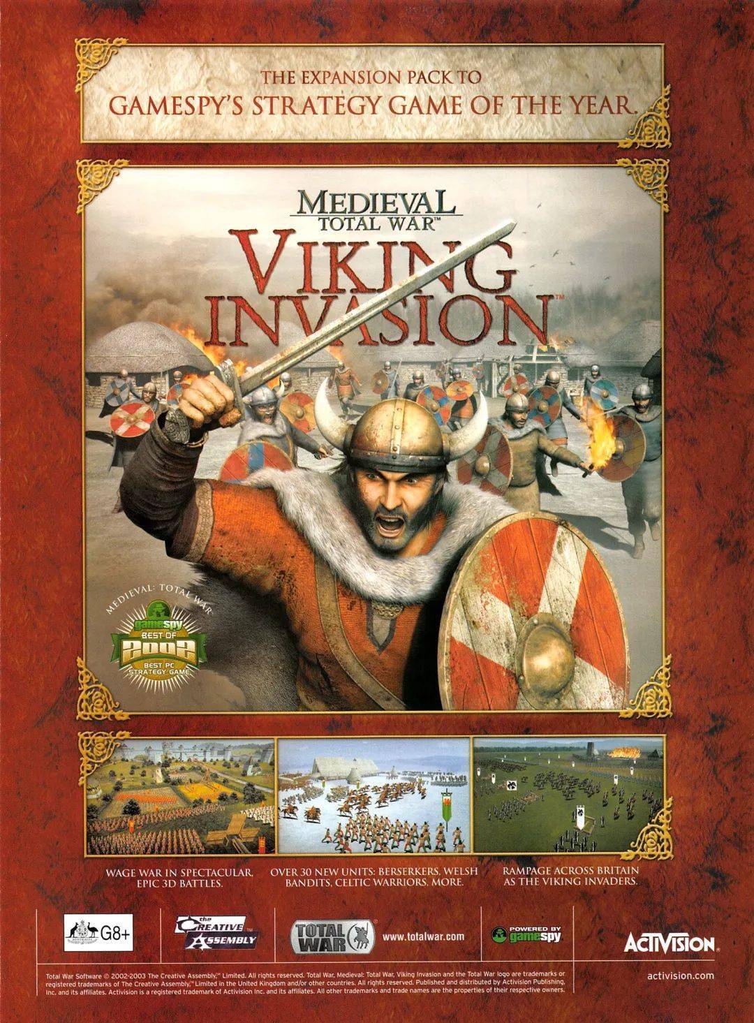 《中世纪:全面战争 维京入侵》杂志广告