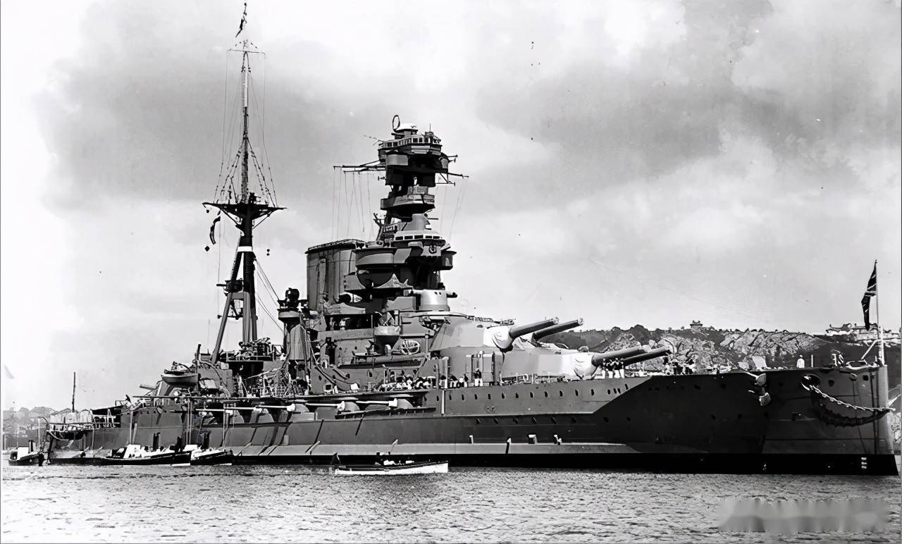 日德兰海战中疯狂输出的巴勒姆号战列舰