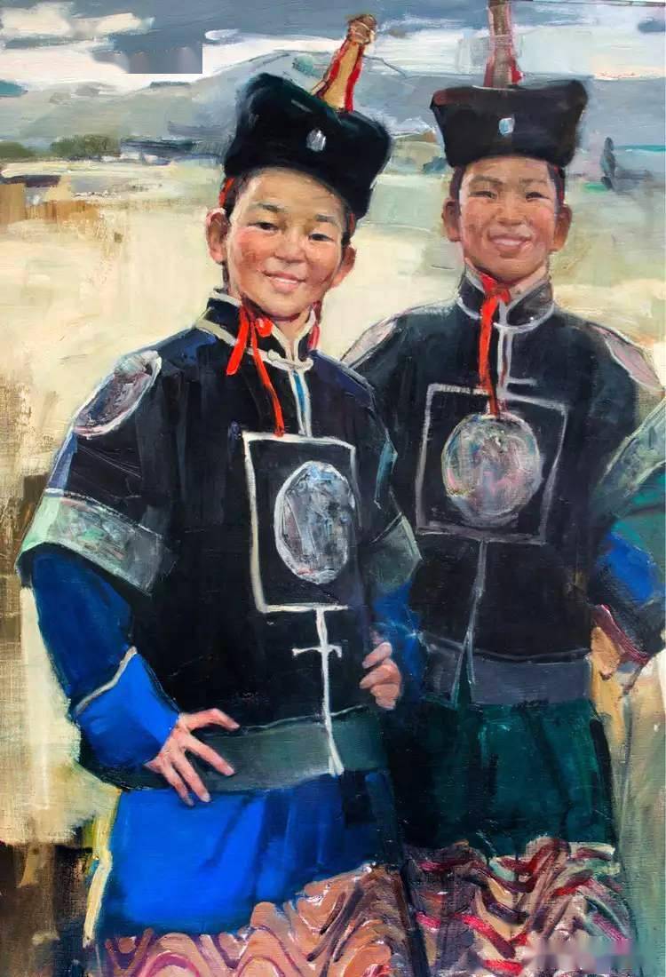 蒙古国艺术家巴达姆otgoo油画作品欣赏