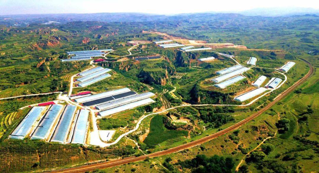 西曲河旱垣温室大棚现代农业示范园高铁贯穿太谷太太路综合通道南山