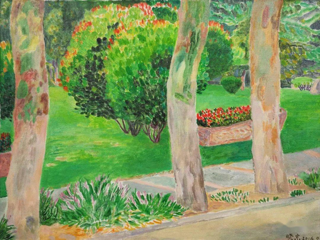 正在展出山川回响风景油画展钟晓京作品欣赏