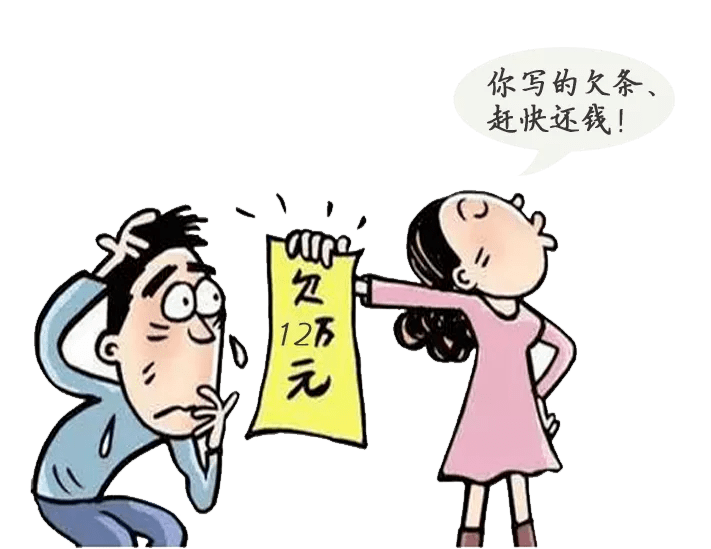 【以案釋法 】女子拿12萬借條告前夫:婚內你寫的,還錢!法院這樣判!