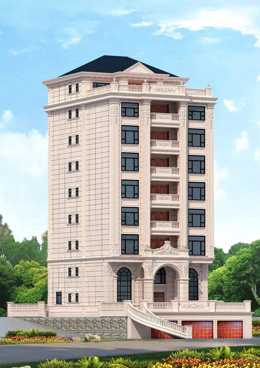 福建特产石材别墅外墙超豪华