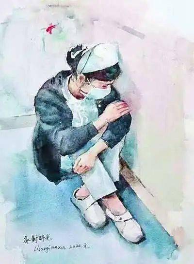 来源|旅游摄影发布|美行天下 雨夜(油画) 梁峰 1912年,国际护士理事会