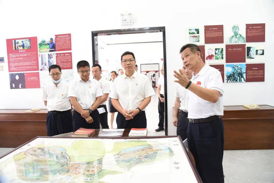 横沥镇委书记覃春率队开展党史学习教育调研工作加快推进全镇党史学习