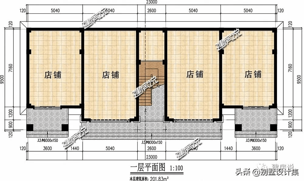 雙拼別墅圖紙4品牌:建房說別墅圖紙編號:jf9685,主體毛坯參考造價:46