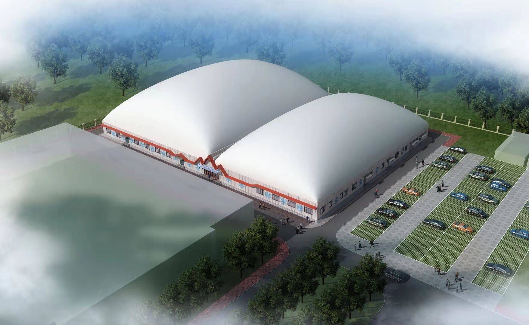 节能50%的气膜建筑!北京冬残奥会首个新建备战训练场馆落成