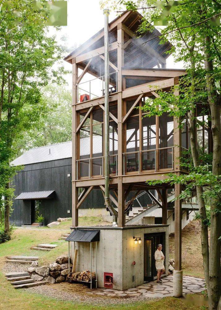 旧谷仓改造的被动式木屋住宅