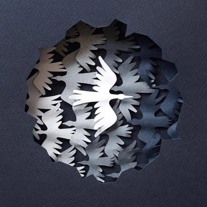 艺术层层叠叠纸有快乐