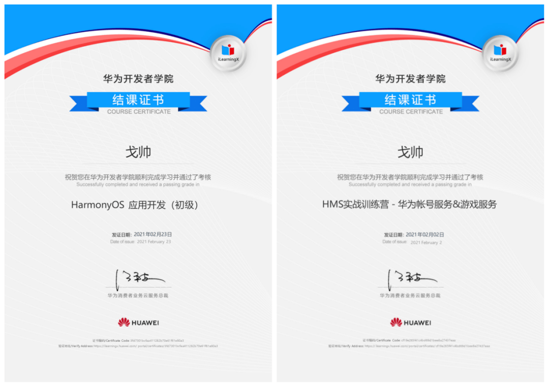 这位九岁的鸿蒙开发者名叫戈帅,从 7 岁起系统地学习 c,html,css,java