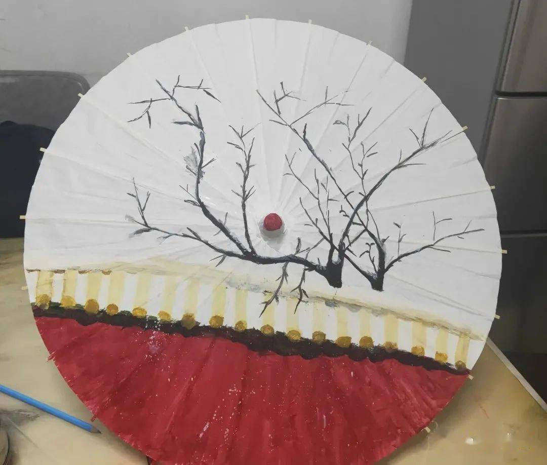 纸伞绘画创意无限撑开一片美丽世界