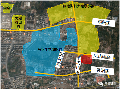 qdcyp-2021-6-1地块位于城阳区城阳街道驯虎山路东,凤山南路南,为城镇