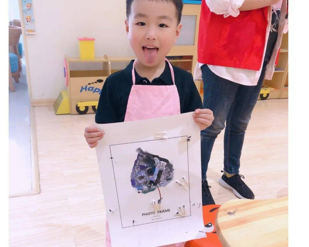 【趣味diy】棉签画_小朋友们