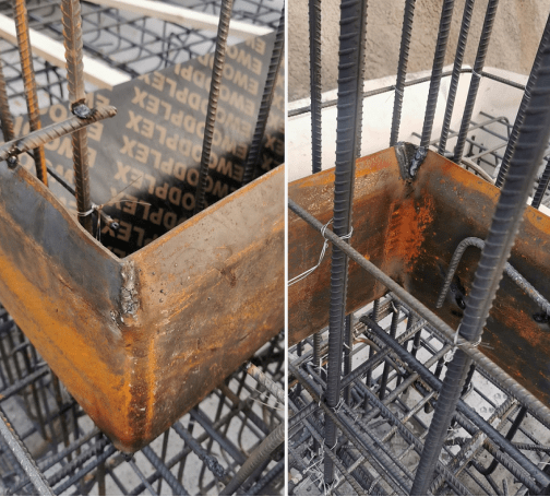 地下室基础导墙水平施工缝止水钢板工艺示例学习