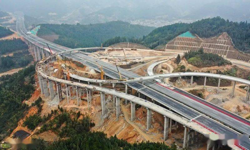 空中鸟瞰莆炎高速是你熟悉的家乡