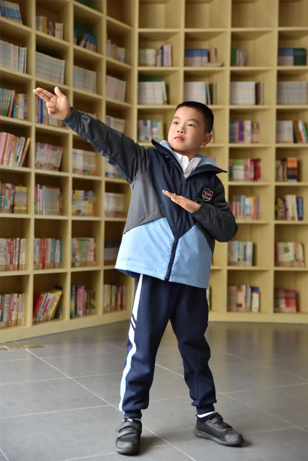 宁波市江北区第二实验小学的个性化校服来了!