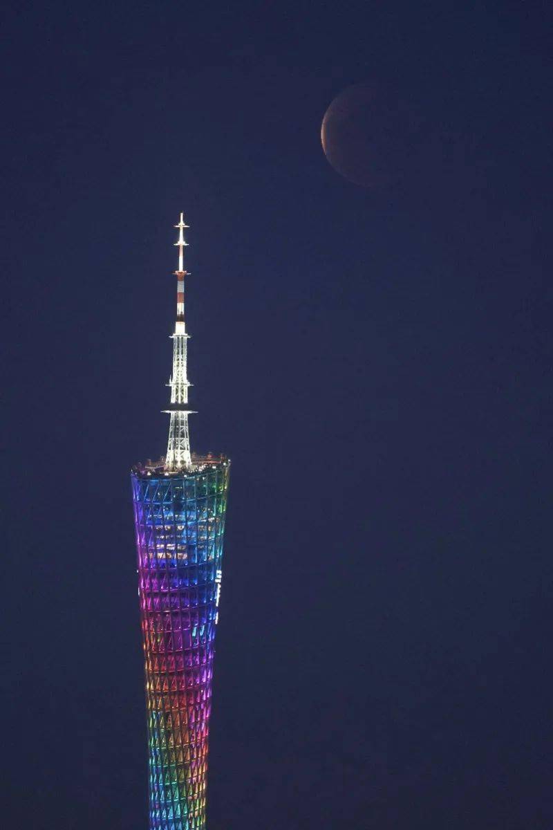 广州|太美了！罕见的? “超级月亮”+“月全食”！一大波美图来了