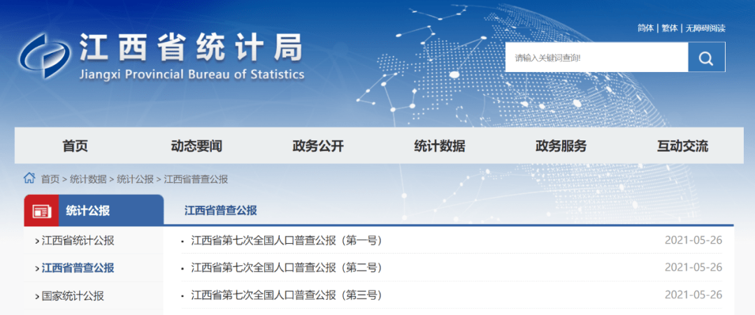 最新！鹰潭详细人口数据公布！
