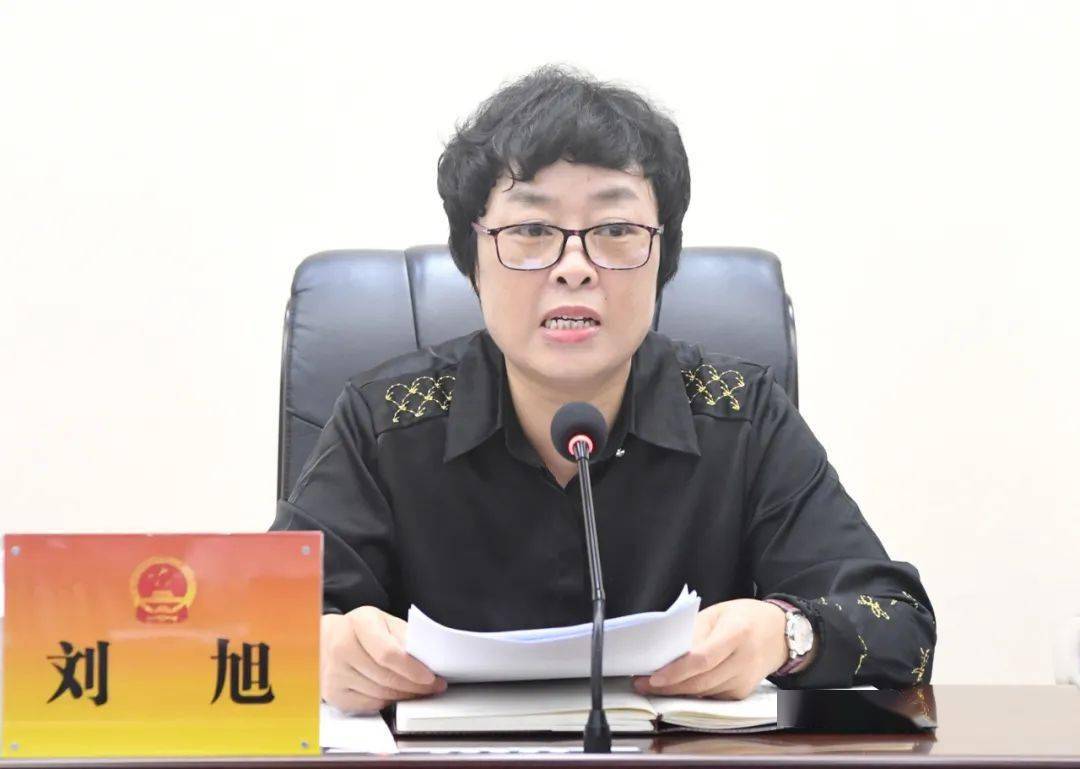 市人大常委会副主任刘旭主持相关议题会议.